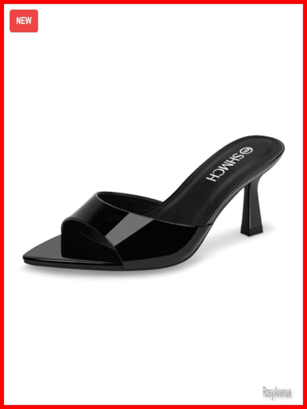 Slip On Open Toe Kitten Heel Mules for Women